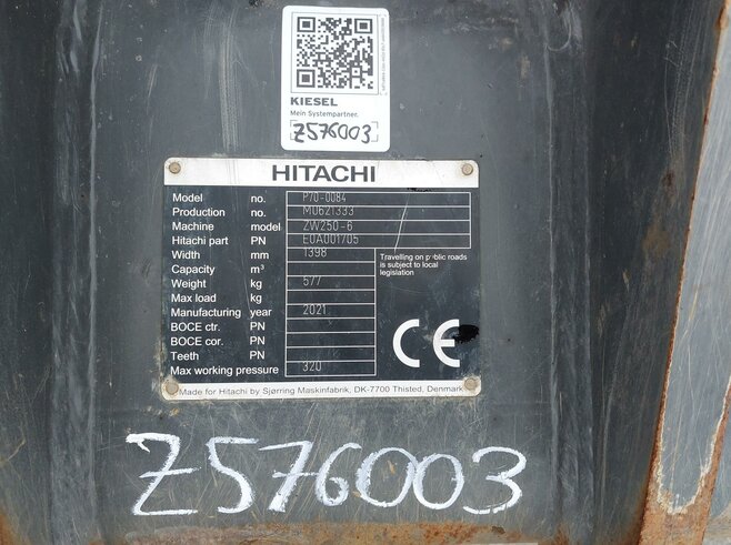Hitachi Schnellwechsler Volvo L150-180 Kl. 4,