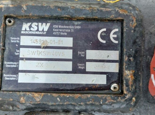 KSW hydr. Schnellwechsler CW40S