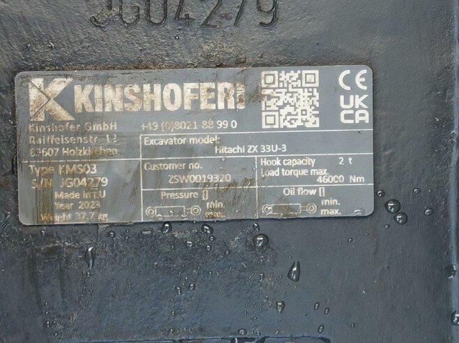 Kinshofer Mech. Schnellwechsler MS03