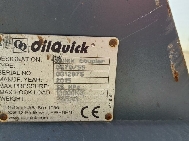 OilQuick Vollhydr. Schnellwechsler OQ70-55