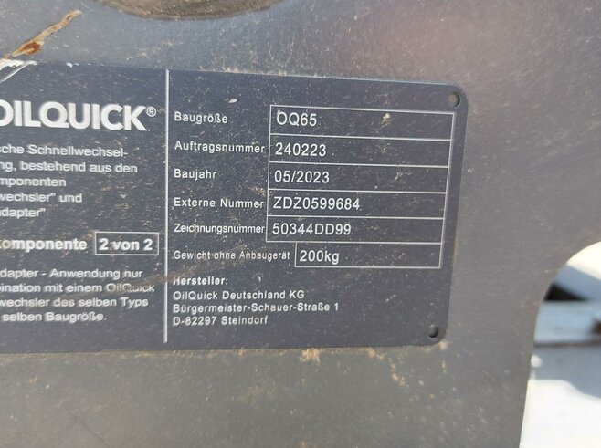 OilQuick Schraubadapter OQ65