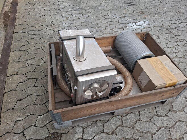 Seka Schutzbelüftungsanlage für Baumaschinen