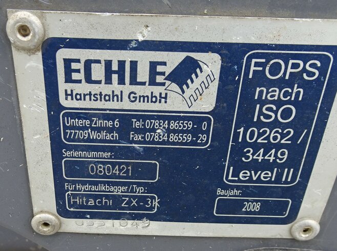Echle Dachschutzgitter Hitachi ZX85
