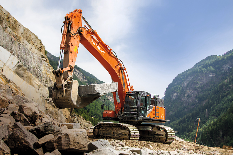 Hitachi  Duża koparka gąsienicowa Hitachi ZX530-7 